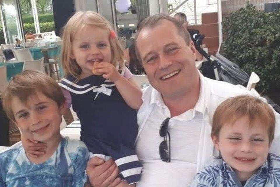 Andrew McGinley, father of deceased Conor (9), Carla (3) and Darragh (7), (pictured) supports Ms Morley’s  challenge to the coroner not to call evidence from medical professionals who treated her before the tragic event