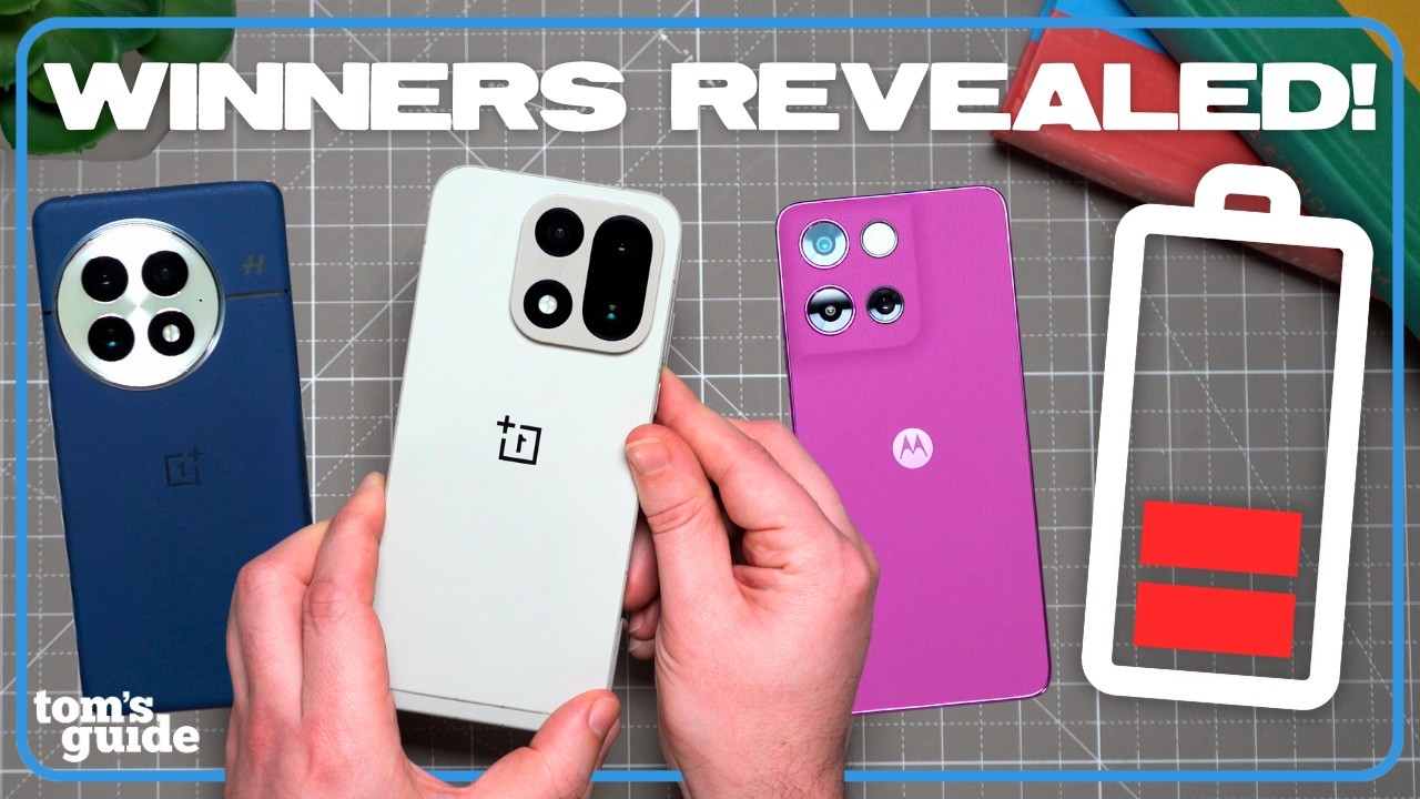 BEST Battery Life Phones in 2025 (TESTED + RANKED!) | Tom’s Guide Battery Test - YouTube