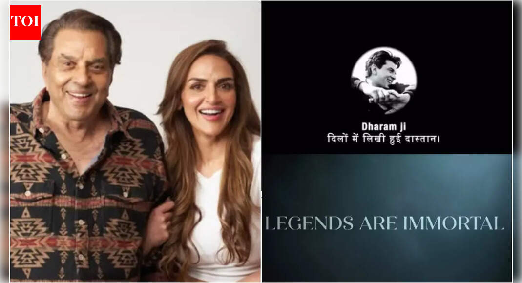 Dharmendra prayer meet: Esha Deol drops an emotional post remembering her late father; includes brothers Sunny Deol and Bobby Deol in tribute |