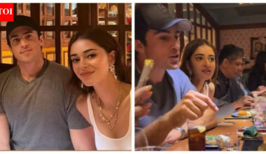 Ananya Panday takes a break from ' Tu Meri Main Tera Main Tera Tu Meri' promotions with Kartik Aaryan for dinner date with boyfriend Walker Blanco - PICS |