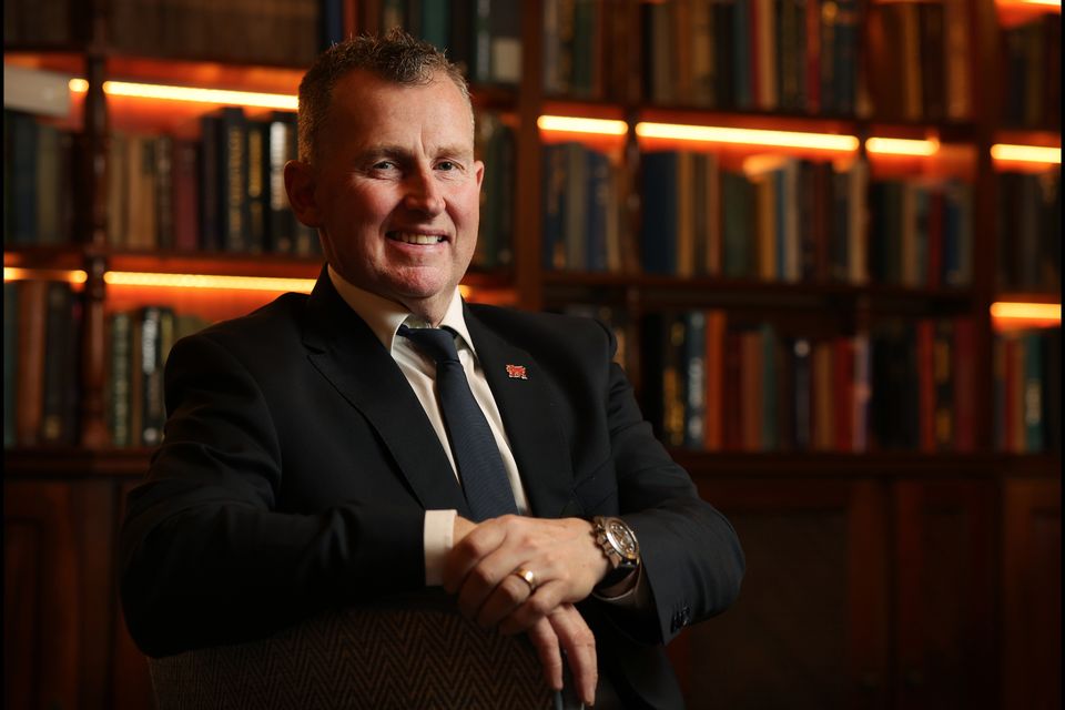 Former international rugby referee Nigel Owens. Photo: Steve Humphries