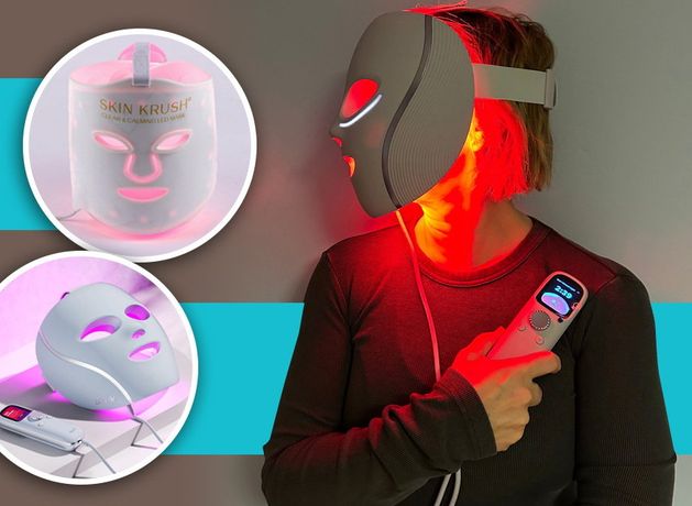 Sarah Caden reviews the Skin Krush LED mask and the Shark CryoGlow mask