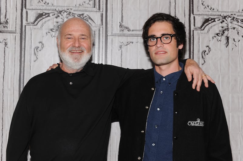 Director Rob Reiner and his son, Nick Reiner, in 2016. Photograph: Rommel Demano/Getty Images