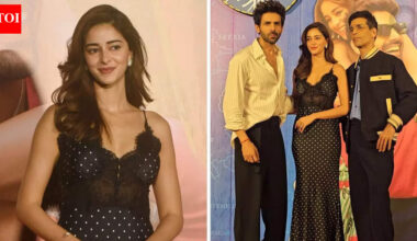 Ananya Panday dazzles in polka dot dress worth Rs 57K for ‘Tu Meri Main Tera Main Tera Tu Meri’ trailer launch | Hindi Movie News