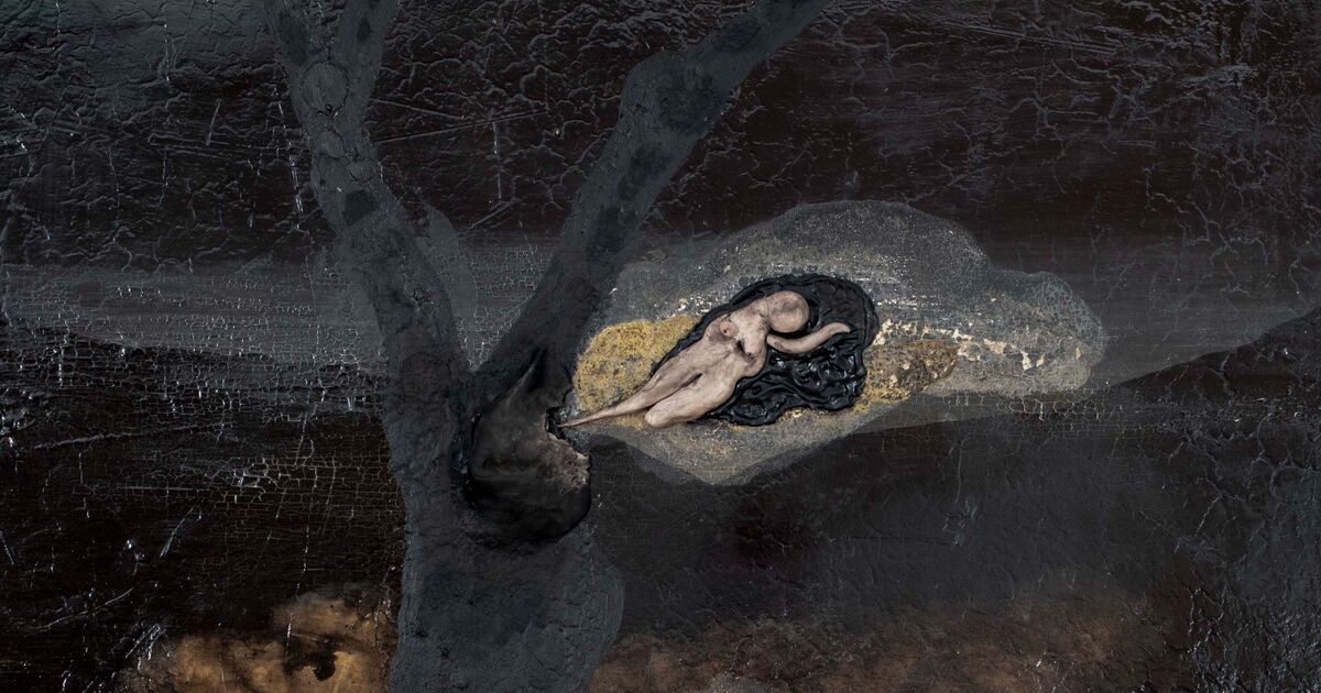 David Lynch paintings to go on view at Pace’s Berlin gallery.