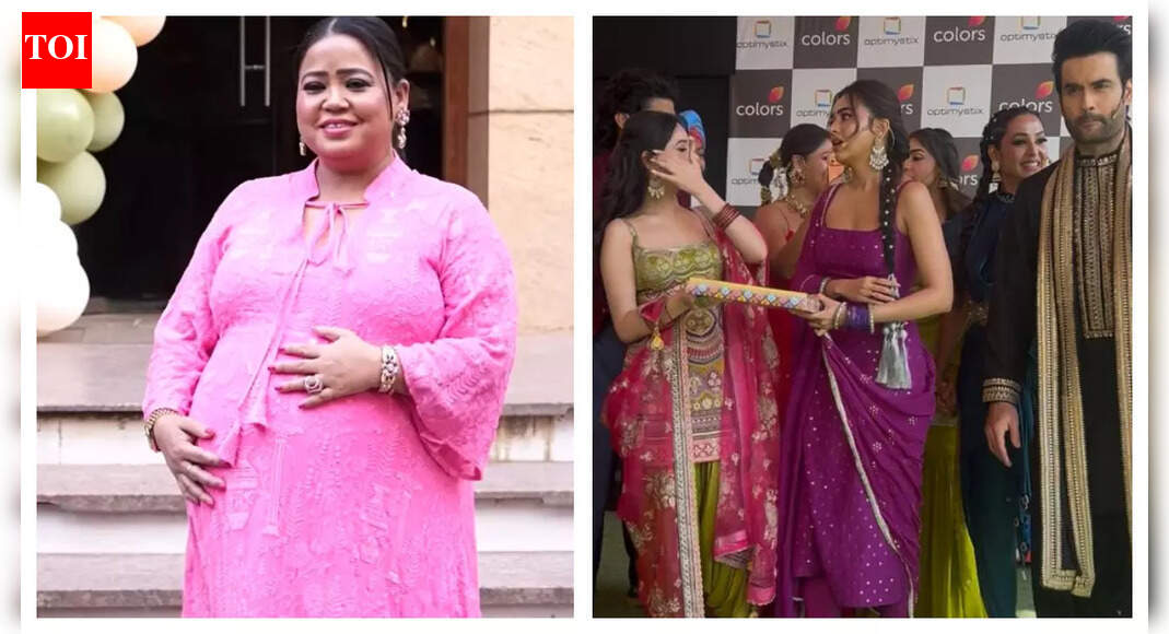 Laughter Chefs 3 cast Tejasswi Prakash, Krushna Abhishek and others distribute sweets as Bharti Singh welcomes a baby boy; Aly Goni jokes 'ab gola aur barood dono aagaye hain'