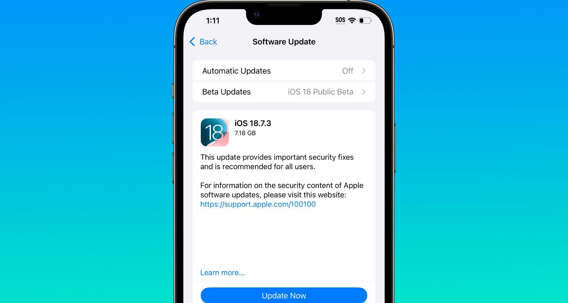 Don't Want to Upgrade to iOS 26? Here's How to Stay on iOS 18 [Update: Now Unavailable]