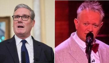 Keir Starmer met with boos from ITV Royal Variety Performance crowd as comedian mocks PM: 'He's in trouble'