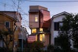 In Tokyo, Curved Copper Volumes and Hinoki Wood Boxes Build This Home Up, Not Out - Photo 4 of 15 - 