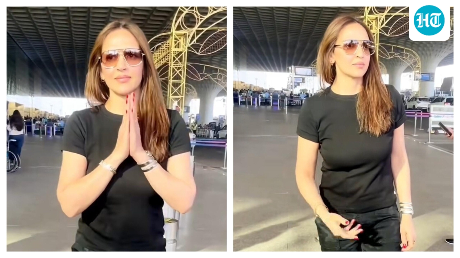 Esha Deol keeps low profile during first outing after dad Dharmendra’s death, taken aback by paparazzi’s question to her