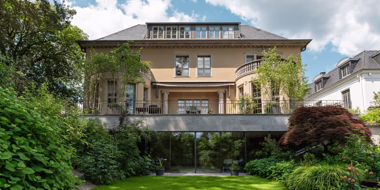 An Industrialist’s Century-Old Villa Outside Berlin Hits the Market After a Modern Remodel