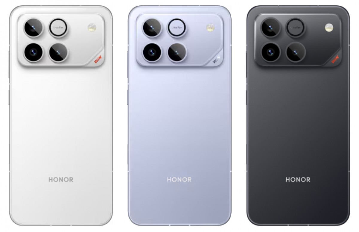 Honor Win and Win RT go official with 10,000mAh battery, active cooling fan