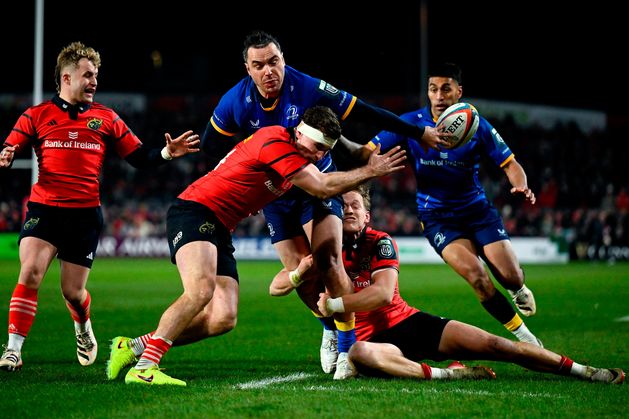 Leinster claim derby revenge on Munster with battling URC win at Thomond Park