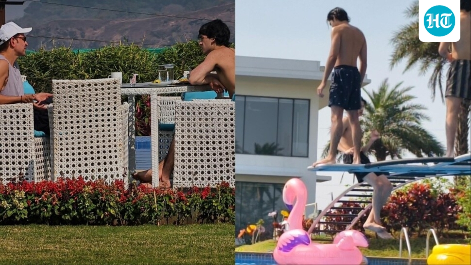 Hrithik Roshan relaxes with sons Hrehaan and Hridhaan as they go swimming, share conversations. See pics