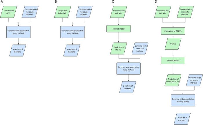 Figure 1. Representation of different approaches for genetic evaluations.