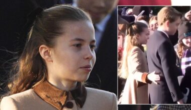 Princess Charlotte's sweet gesture to her brother Prince George spotted by royal fans during walkabout