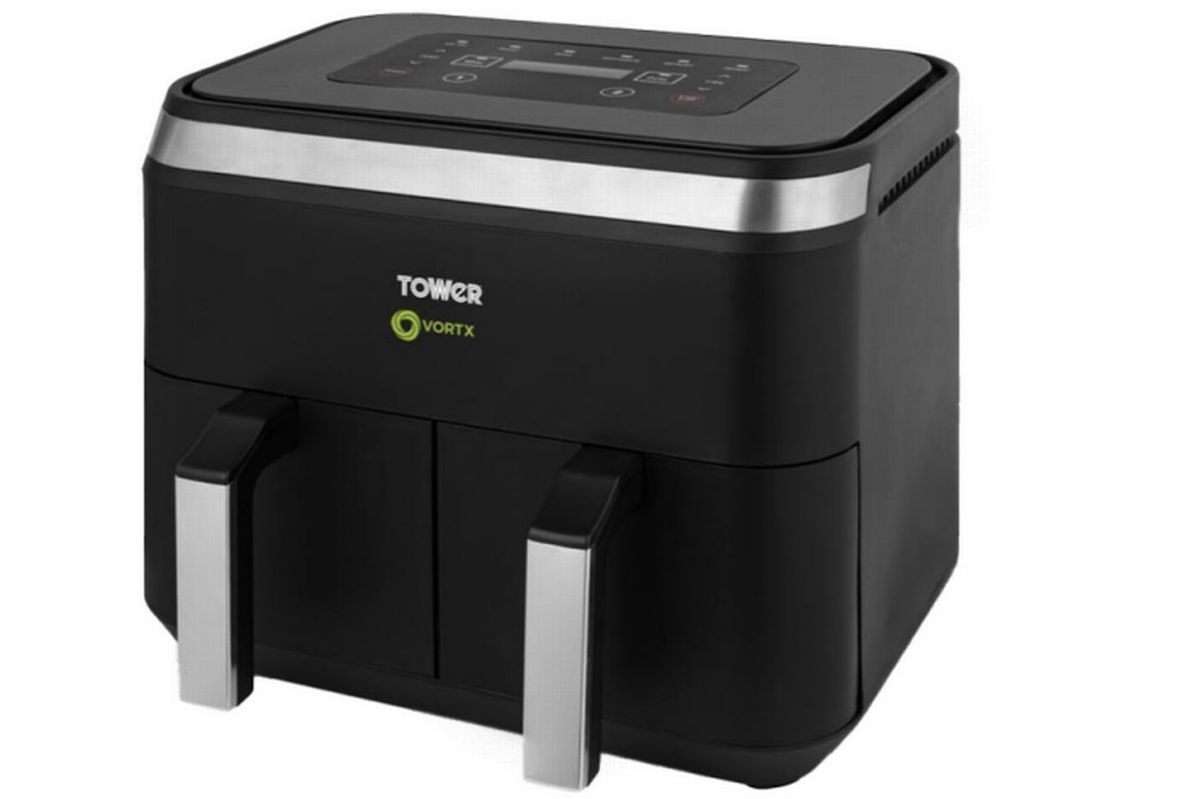 Tower 8 Litre Vortx Dual Basket Air Fryer