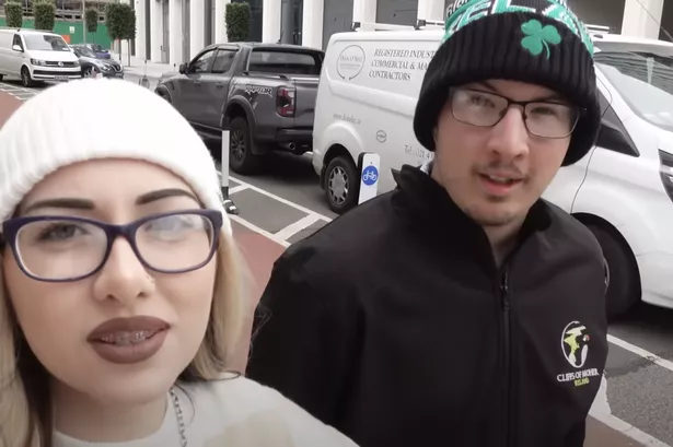 YouTubers Joey and Lauren