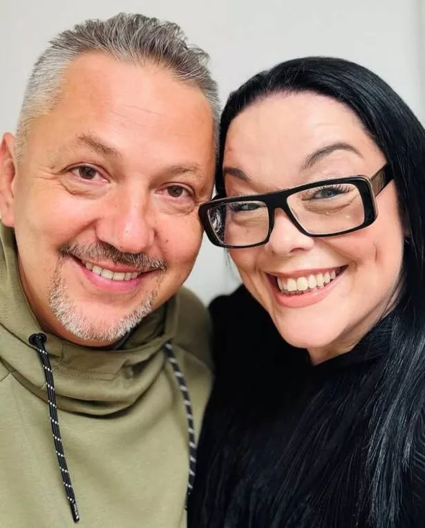 Lisa Riley and her partner Al.