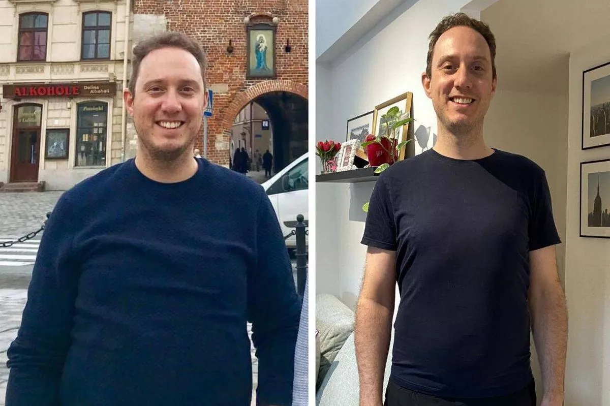 Marcel Botes from Edinburgh had a big transformation