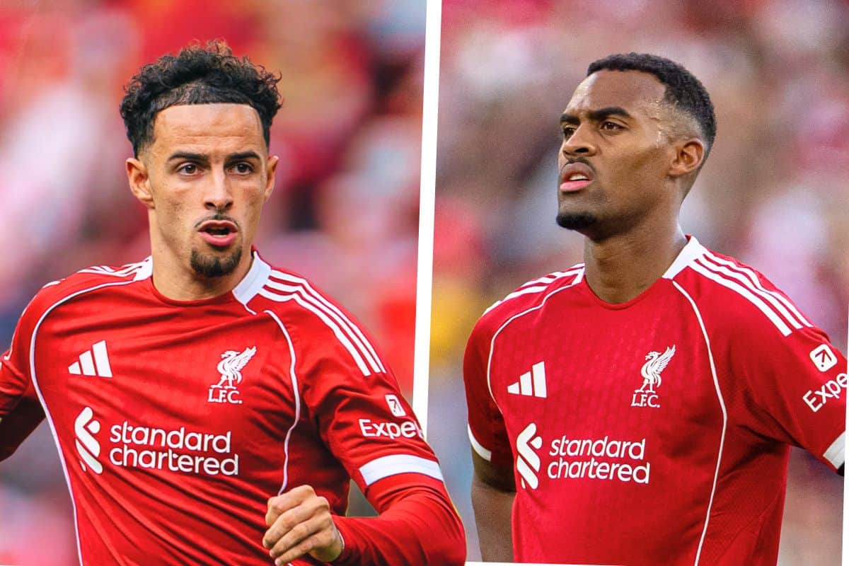 Gravenberch explains why he loves playing with Curtis Jones