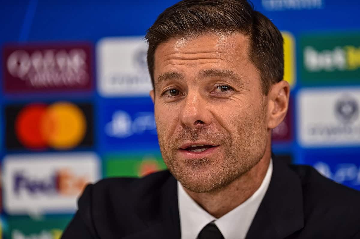 LIVERPOOL, ENGLAND - Monday, November 3, 2025: Real Madrid's manager Xabi Alonso during a press conference at Anfield ahead of the UEFA Champions League game between Liverpool FC and Real Madrid CF. (Photo by David Rawcliffe/Propaganda)