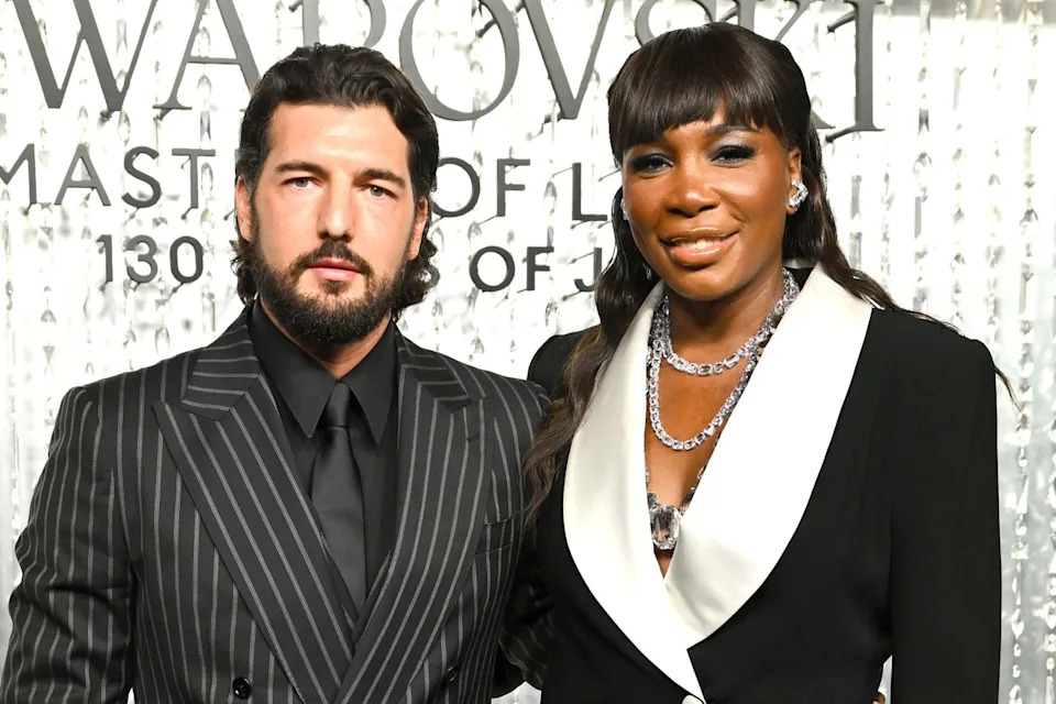 Gilbert Flores/Variety via Getty Andrea Preti and Venus Williams in October 2025