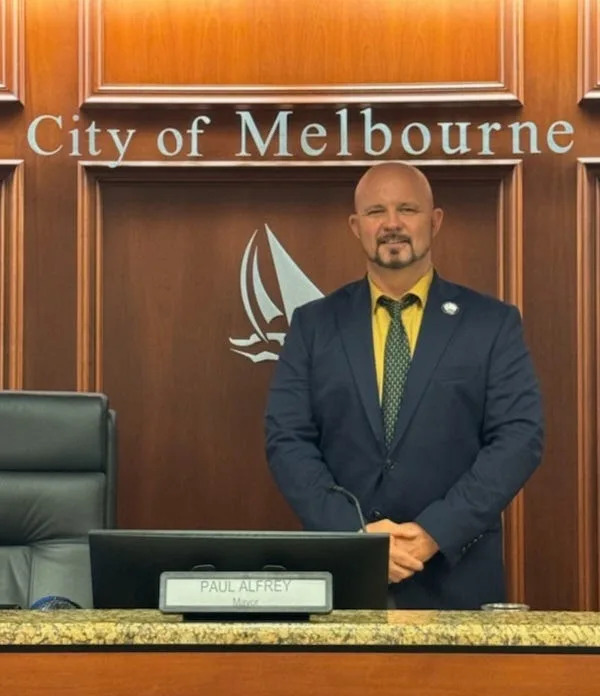 Melbourne Mayor Paul Alfrey in under investigation by the Florida Department of Law Enforcement for allegedly using his dead brother's credit card.