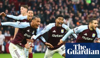 Villa’s Buendía scores with last kick of the game to stun leaders Arsenal | Premier League