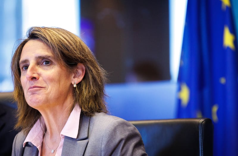 Teresa Ribera has not become a vocal counterweight to Ursula von der Leyen. Photograph: Olivier Matthys/EPA
