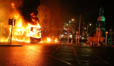 Woman who set fire to bus during Dublin riots jailed for six years – The Irish Times
