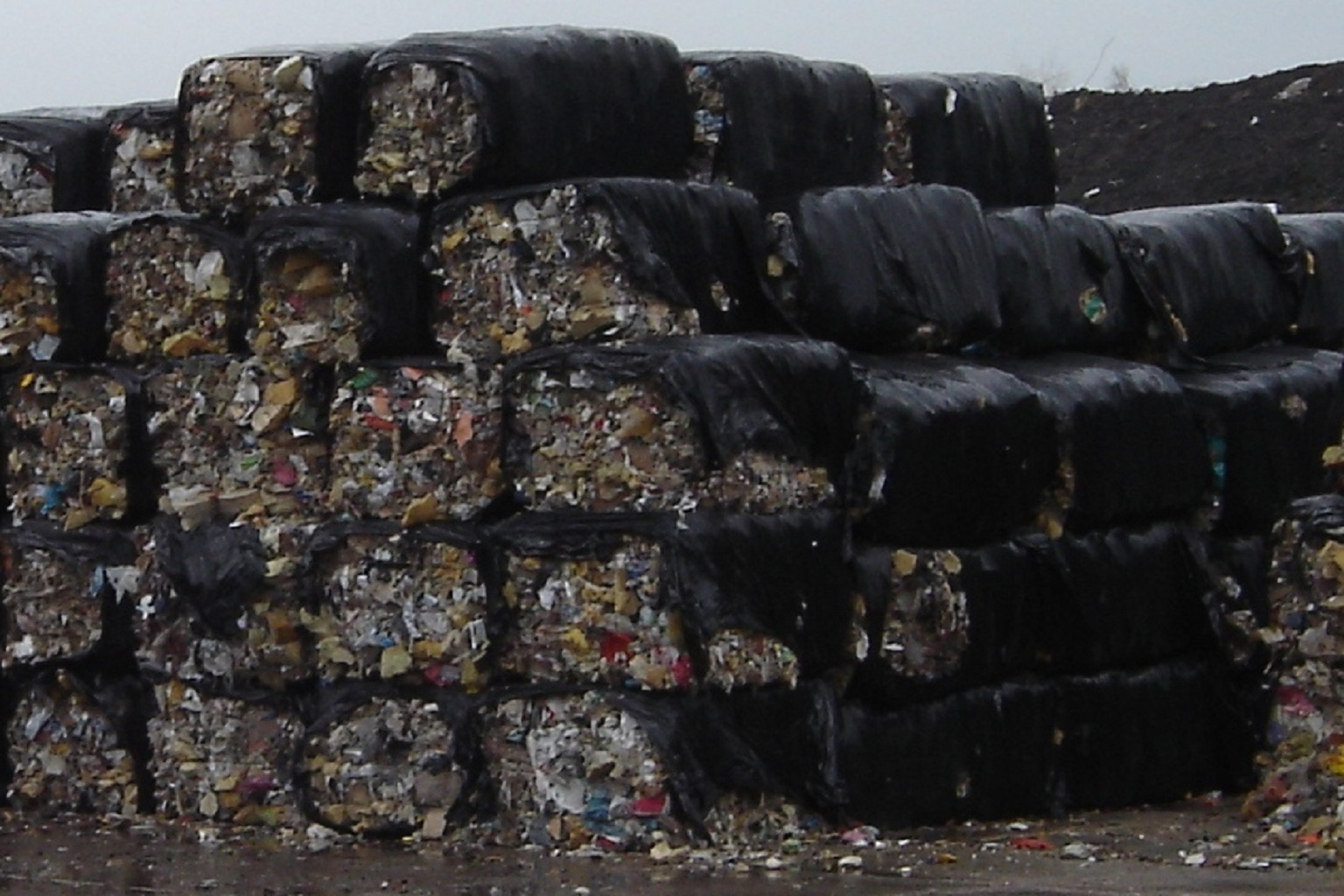 RDF “fluff” in the Netherlands, usually composed of a mix of plastics, textiles, wood, paper and organic material. According to the RDF Industry Group, around 6 million metric tons are moved across Europe each year.