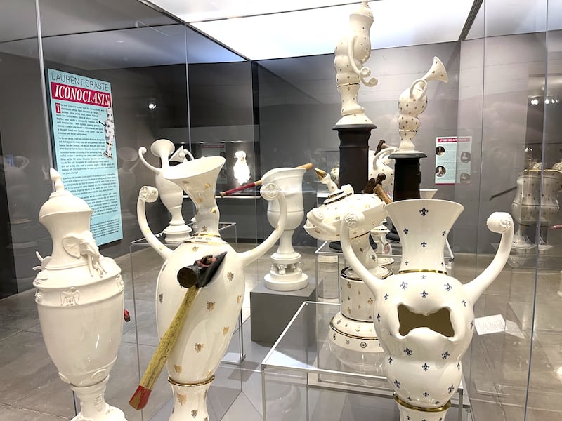 Sculptures by Montreal artist Laurent Craste.