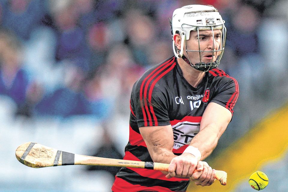Top Gunner: Dessie Hutchinson of Ballygunner scores his and his side's second goal in the Munster club SHC semi-final against Sarsfields. Photo: Sportsfile