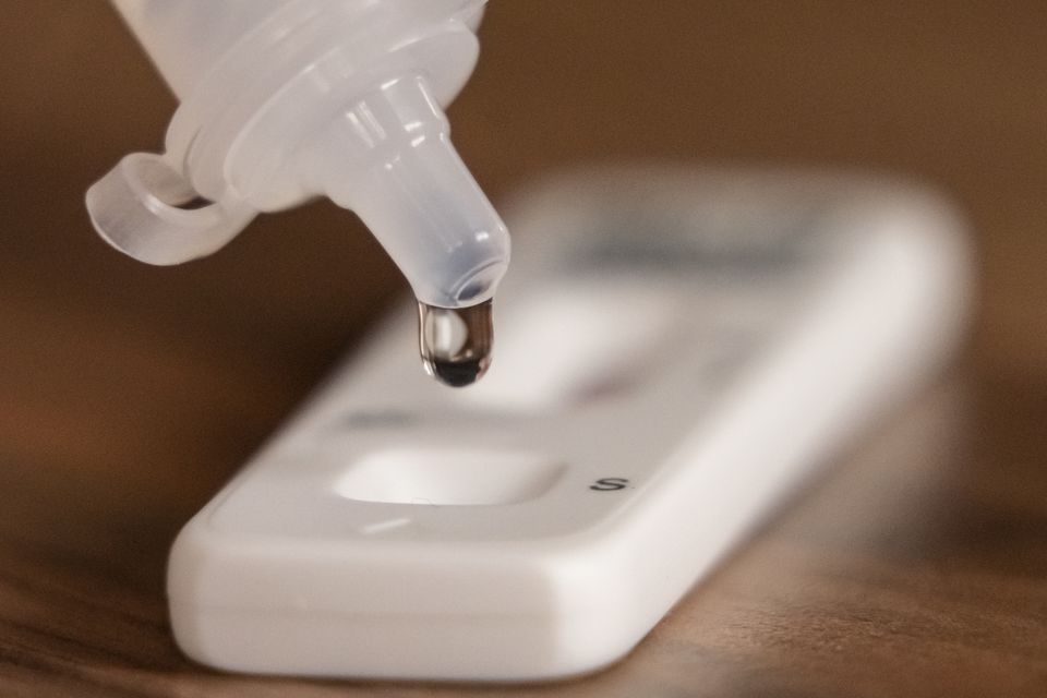 A Covid-19 test. There are 164 people on the scheme after contracting the illness. Stock image: PA