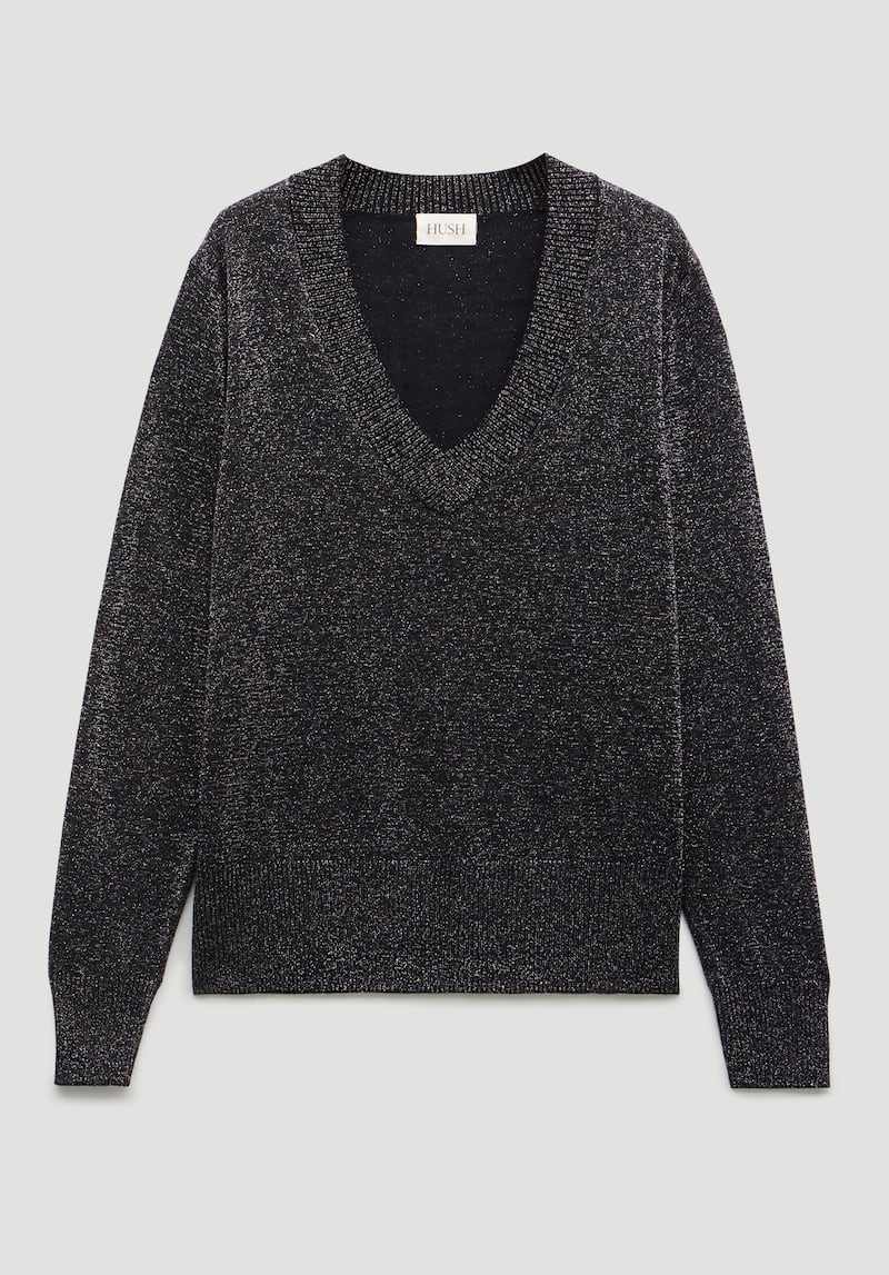 Metallic knit, €110, Hush