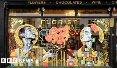 The window artists beautifying High Street shops