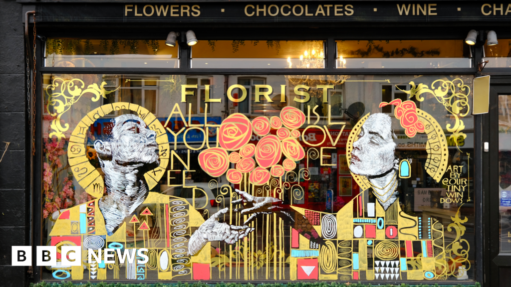 The window artists beautifying High Street shops