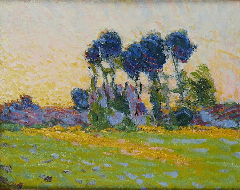 Paysage aux Arbres by Roderic O’Conor (1860-1940) sold  by deVeres in November 2025 for a hammer price of €340,000. Rory Guthrie says that it is the most favourite painting that he has ever sold.