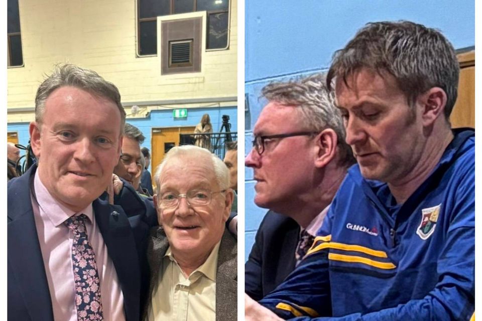 Micheál Carrigy TD has spoken of his family's devastation at losing both his uncle Michael (left) and first cousin (Shane) right inside the space of 48 hours.