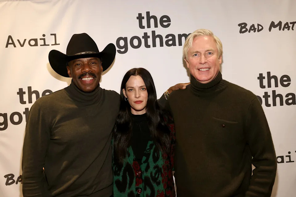 Colman Domingo, Riley Keough and Jeffrey Sharp.