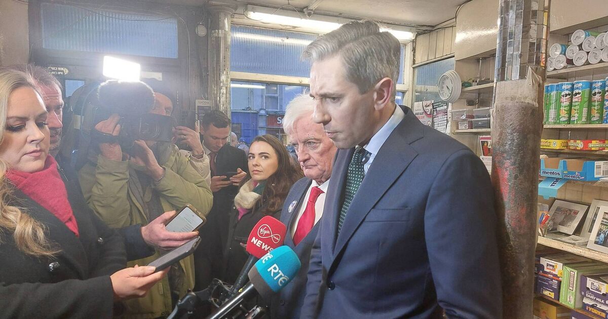 Harris links housing lack to immigration in visit to Cork