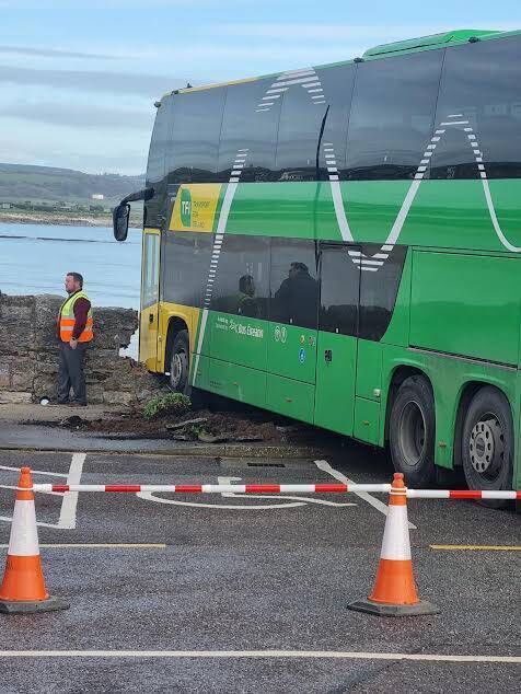 Waterford City and County Council workers have cordoned off the scene.  Picture: Christy Parker