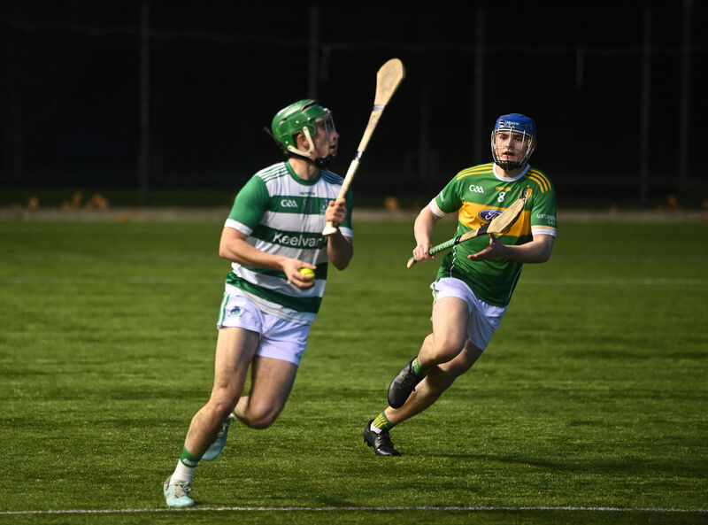  Eoghan Galgley with possession for Valley Rovers. Picture: Larry Cummins