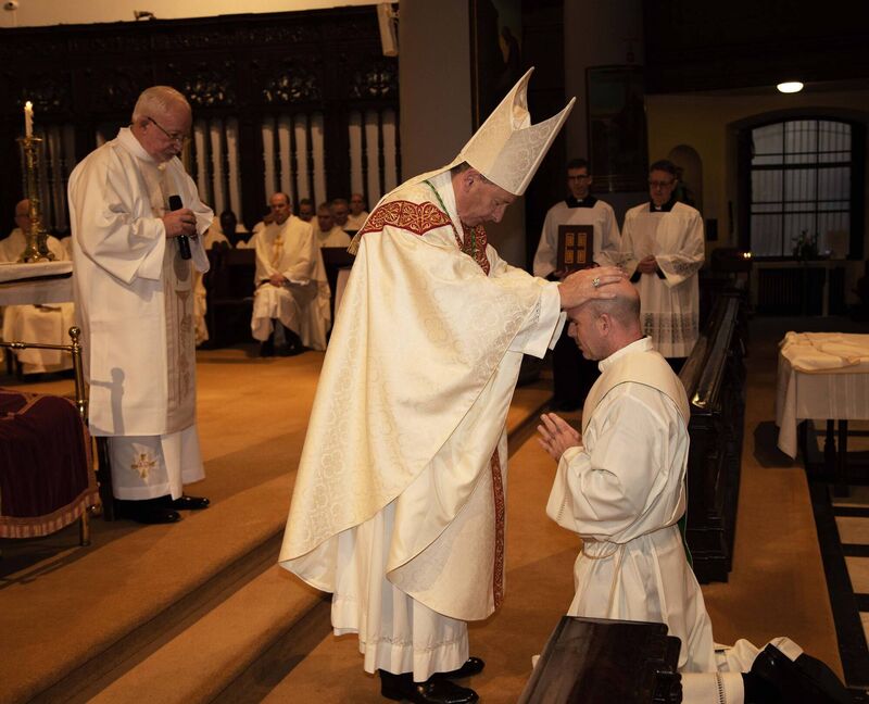  Bishop Alphonsus Cullinan celebrated the ordination of Fr Stuart McGovern at the Cathedral of the Most Holy Trinity in Waterford City in November. Picture: John Power