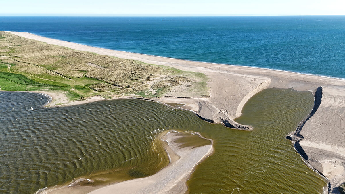 Ireland's largest saltwater lagoon Lady's Island Lake, which was polluted with algae this summer.