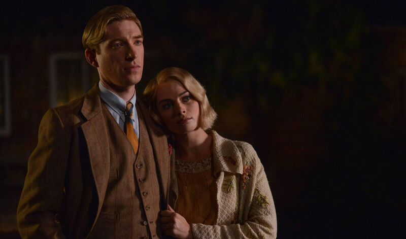 Domhnall Gleeson as Alan Milne and Margot Robbie as Daphne Milne in Goodbye Christopher Robin. File picture: David Appleby/PA