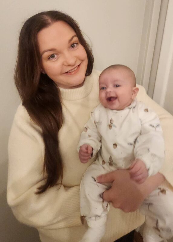 Sinead Moore with her baby Joshua who will be the centre of attention this year.