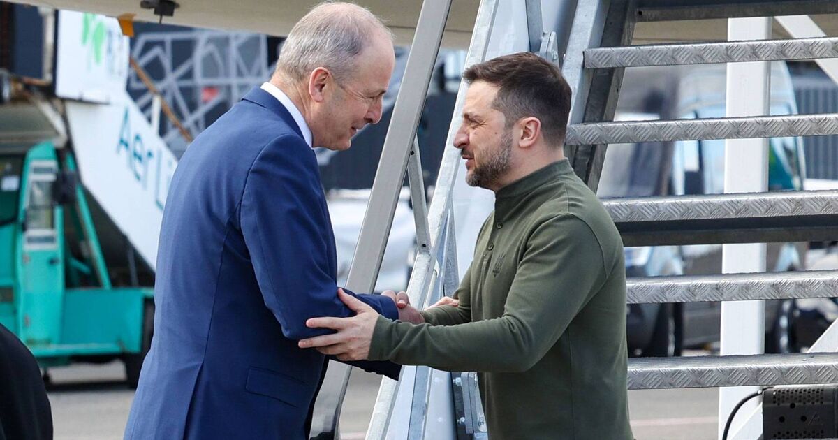 Footage of drones off the Irish coast during Zelenskyy visit may be kept from the public