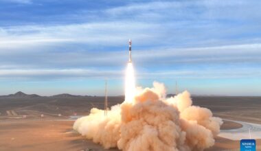China's Kuaizhou-1A rocket launches two new satellites into space-Xinhua